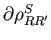 $ \partial \rho^S_{RR'}$