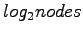 $log_2{nodes}$