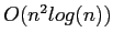 $O({n}^{2}log({n}))$