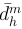 $ \bar{{d}}_{{h}}^{m}$