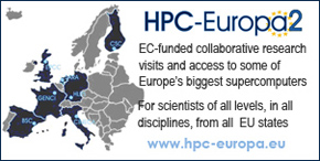 HPC-Europa2: EC-funded collaborative research visits and access to Europe's biggest supercomputers - for scientists 
of all levels, in all disciplines, from all EU states.