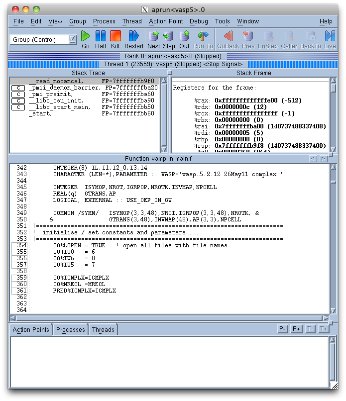 Debugging in C With TotalView